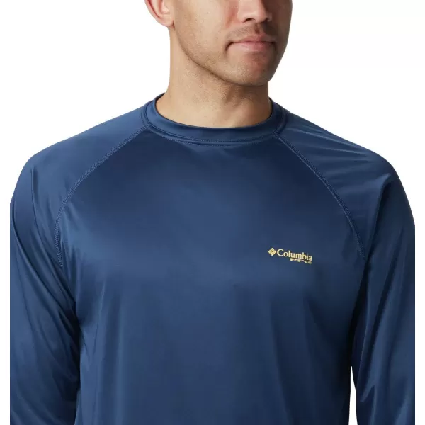 imageColumbia Mens Terminal Tackle Long Sleeve Shirt Wicking MaterialCarbonSunlit Logo
