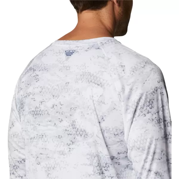 imageColumbia Mens Terminal Tackle Long Sleeve Shirt Wicking MaterialCool Grey Pfg Camo