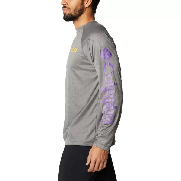 imageColumbia Mens Terminal Tackle Long Sleeve Shirt Wicking MaterialLsu Tigers 3