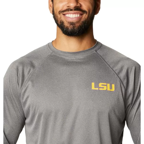imageColumbia Mens Terminal Tackle Long Sleeve Shirt Wicking MaterialLsu Tigers 3