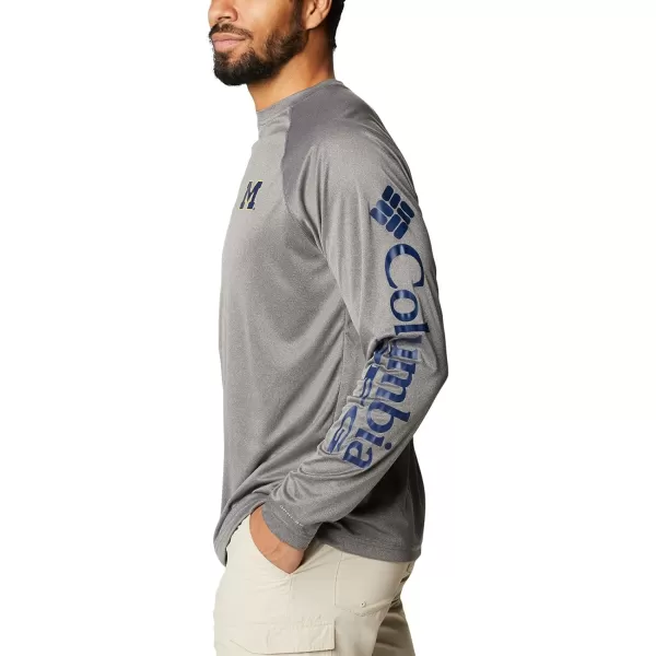 imageColumbia Mens Terminal Tackle Long Sleeve Shirt Wicking MaterialMichigan Wolverines 18