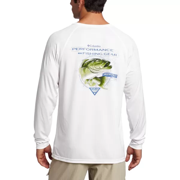 imageColumbia Mens Terminal Tackle Long Sleeve Shirt Wicking MaterialWhiteBass 2