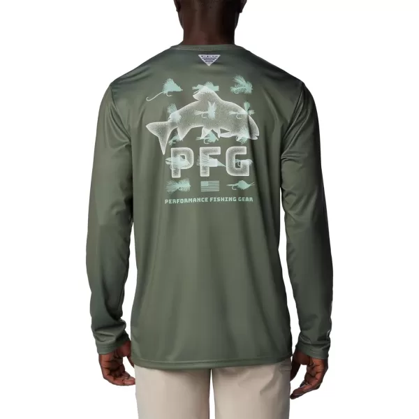 imageColumbia Mens Terminal Tackle PFG Bait Jumper Long SleeveCypressNew Mint Bait Jumper Fresh
