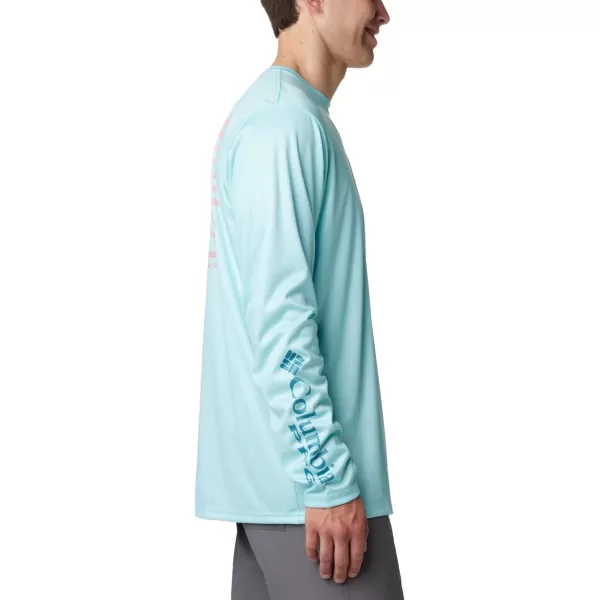imageColumbia Mens Terminal Tackle PFG Fish Star Long SleeveGulf StreamCanyon Blue Marlin Gradient