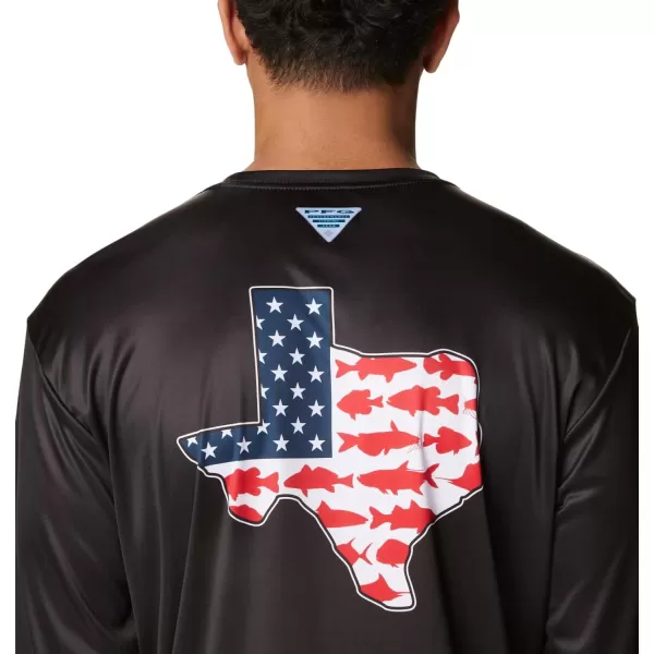 imageColumbia Mens Terminal Tackle PFG Statetriot Long SleeveBlack  White Tx