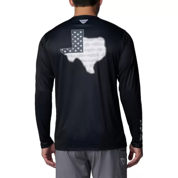 imageColumbia Mens Terminal Tackle PFG Statetriot Long SleeveBlackGraphite Tx