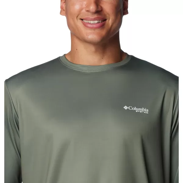 imageColumbia Mens Terminal Tackle PFG Statetriot Long SleeveCypressGraphite Usa