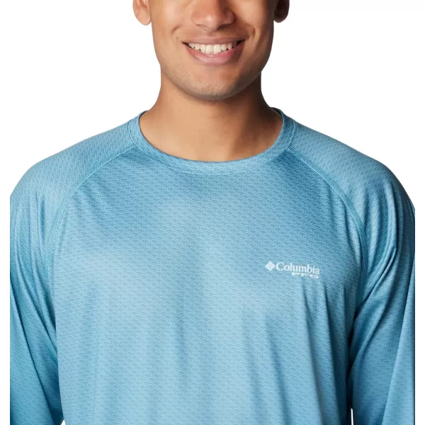 imageColumbia Mens Terminal Tackle PFG Super Fade Long SleeveCanyon BlueFish Hooks Super Fade