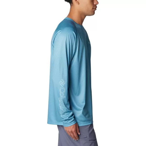 imageColumbia Mens Terminal Tackle PFG Super Fade Long SleeveCanyon BlueFish Hooks Super Fade