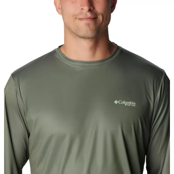imageColumbia Mens Terminal Tackle PFG Tarpon Rise Long SleeveCypressTrout PrintAnadromous