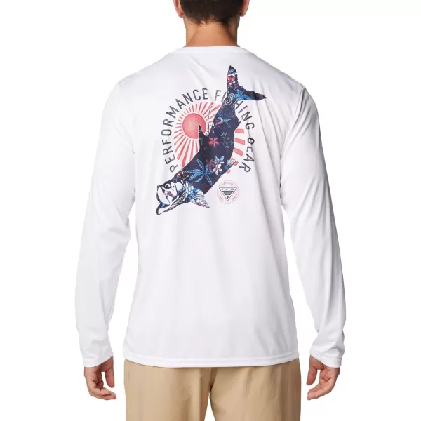 imageColumbia Mens Terminal Tackle PFG Tarpon Rise Long SleeveWhiteTarpon PrintPalmeria