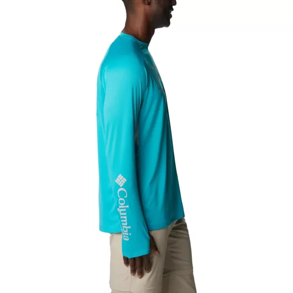 imageColumbia Mens Terminal Tackle Vent Long SleeveTurquoise  Cool Grey