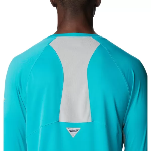 imageColumbia Mens Terminal Tackle Vent Long SleeveTurquoise  Cool Grey