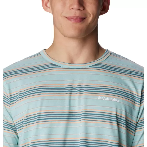imageColumbia Mens Thistletown Hills Printed Short Sleeve TeeSpray Thistletown Stripe