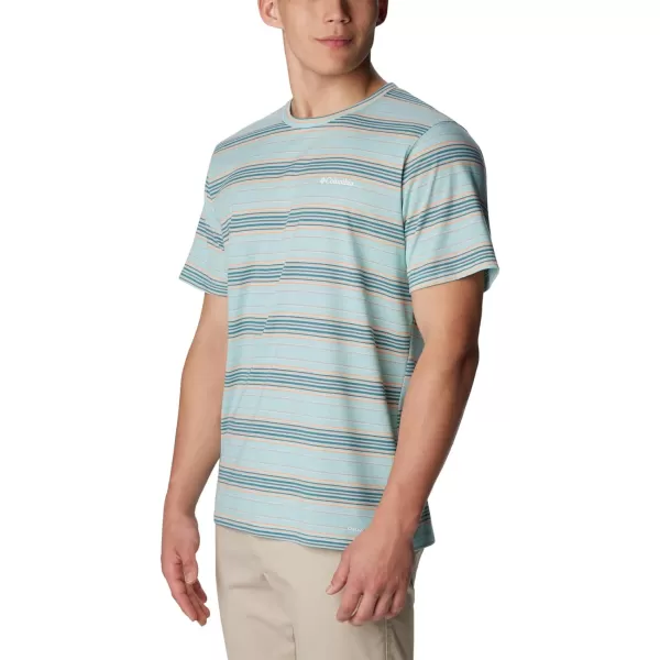 imageColumbia Mens Thistletown Hills Printed Short Sleeve TeeSpray Thistletown Stripe