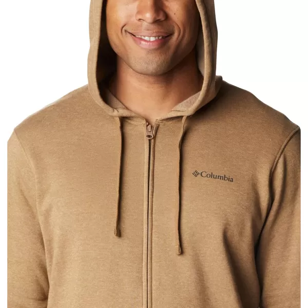 imageColumbia Mens Trek Full Zip HoodieDelta HeatherCsc Sleeve Logo