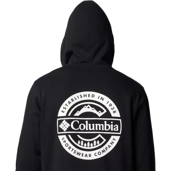 imageColumbia Mens Trek Graphic HoodieBlackButton Badge