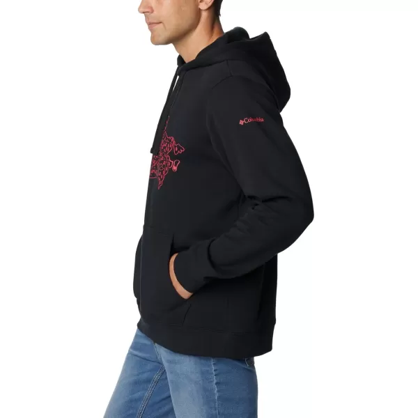 imageColumbia Mens Trek Graphic HoodieBlackCanada Treescape