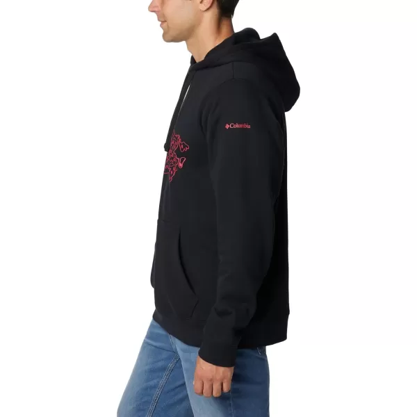imageColumbia Mens Trek Graphic HoodieBlackCanada Treescape
