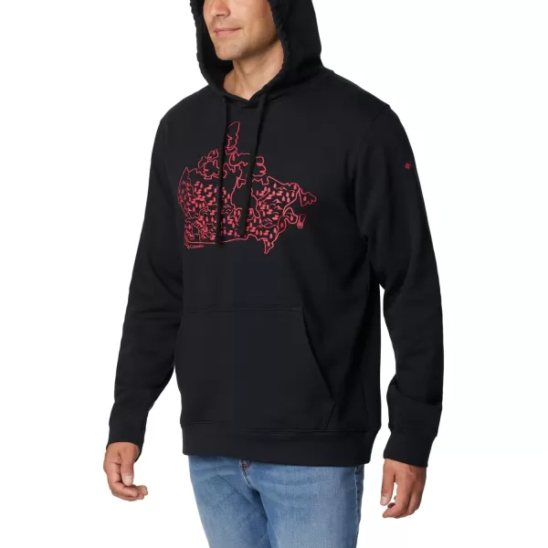 imageColumbia Mens Trek Graphic HoodieBlackCanada Treescape