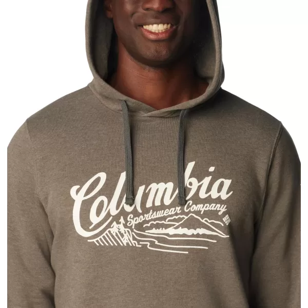 imageColumbia Mens Trek Graphic HoodieCharcoal HeatherScripted Scene
