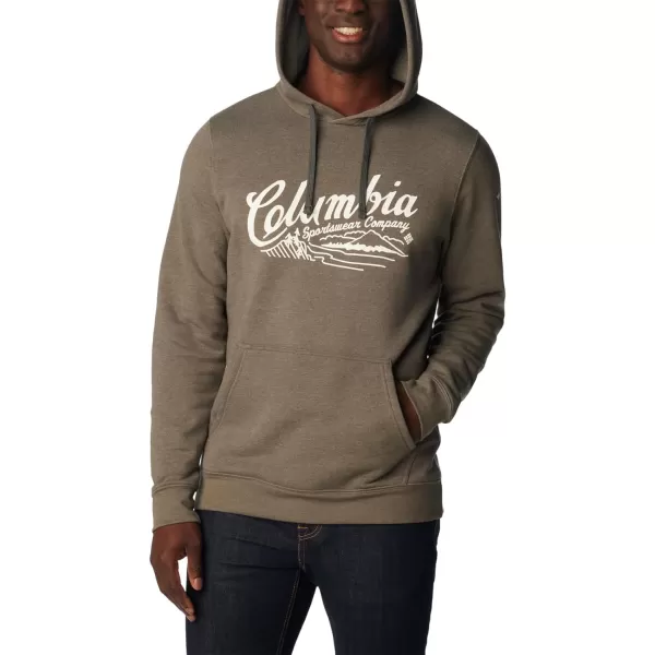 imageColumbia Mens Trek Graphic HoodieCharcoal HeatherScripted Scene