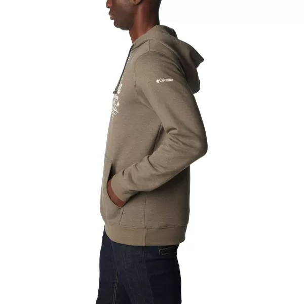 imageColumbia Mens Trek Graphic HoodieCharcoal HeatherScripted Scene