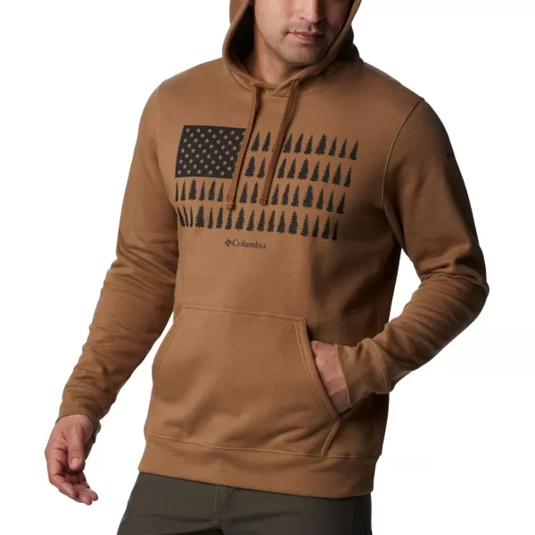 imageColumbia Mens Trek Graphic HoodieDelta  Treeline Flag Graphic