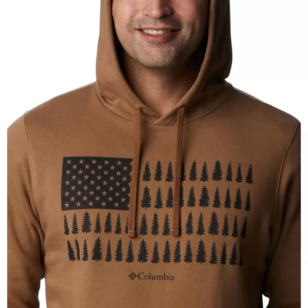imageColumbia Mens Trek Graphic HoodieDelta  Treeline Flag Graphic