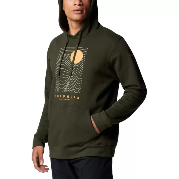 imageColumbia Mens Trek Graphic HoodieGreenscapeLinear Drifts