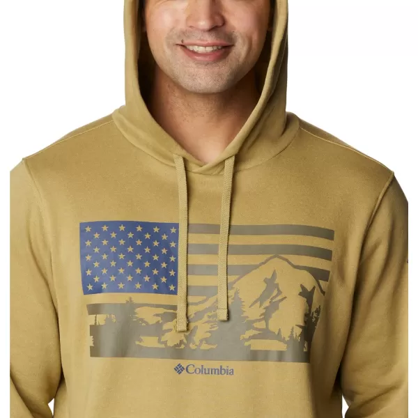 imageColumbia Mens Trek Graphic HoodieSavoryUs Hood Flag