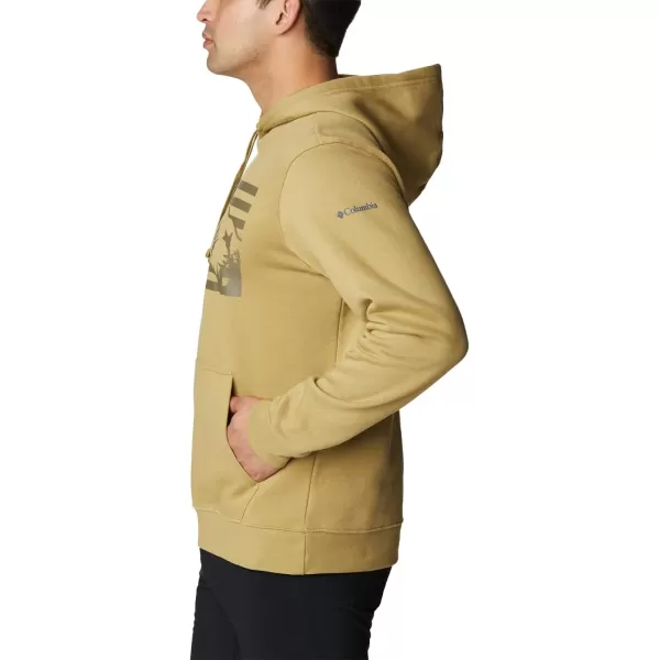 imageColumbia Mens Trek Graphic HoodieSavoryUs Hood Flag