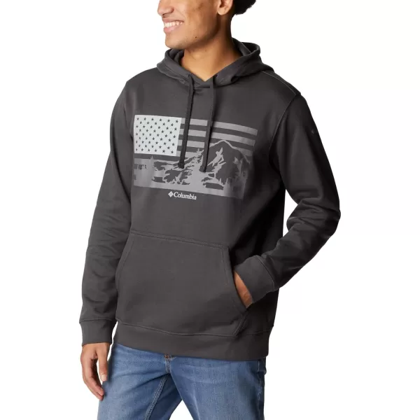 imageColumbia Mens Trek Graphic HoodieSharkUs Hood Flag
