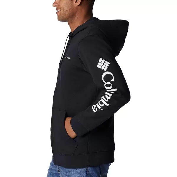 imageColumbia Mens Trek HoodieBlackCsc Sleeve Logo