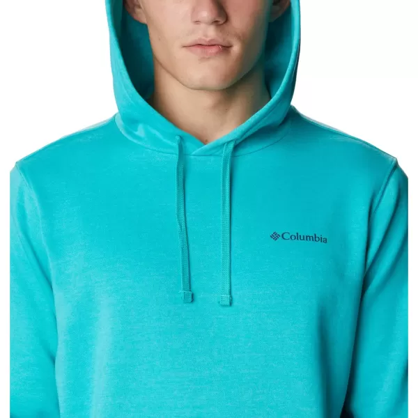 imageColumbia Mens Trek HoodieBright Aqua HeatherCsc Sleeve Logo