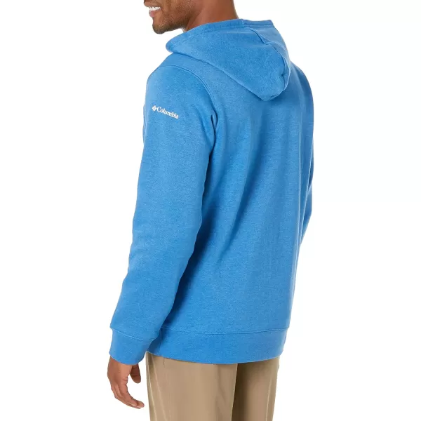 imageColumbia Mens Trek HoodieBright Indigo HeatherCsc Stacked Logo