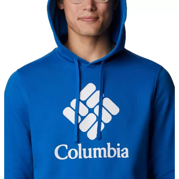 imageColumbia Mens Trek HoodieBright IndigoCsc Stacked Graphic