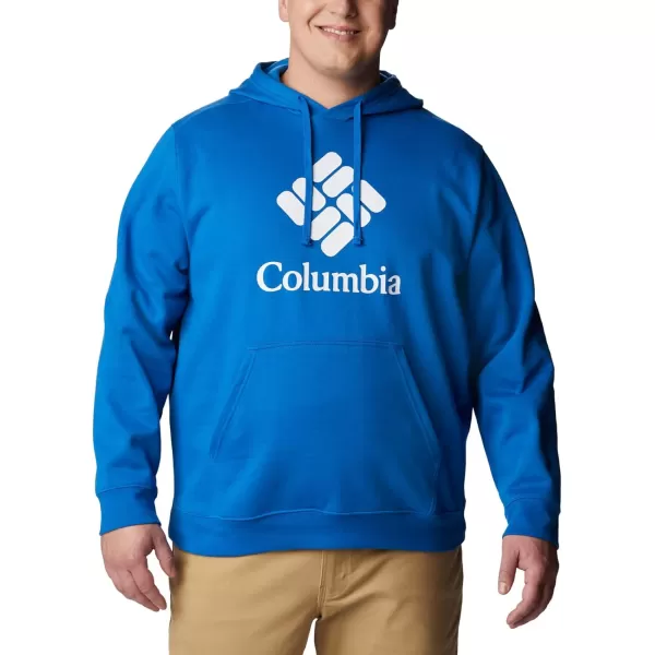 imageColumbia Mens Trek HoodieBright IndigoCsc Stacked Graphic