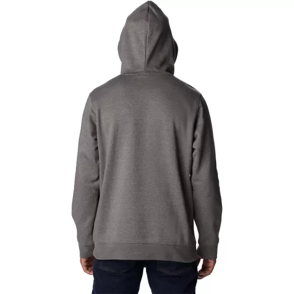 imageColumbia Mens Trek HoodieCharcoal HeatherCsc Sleeve Logo