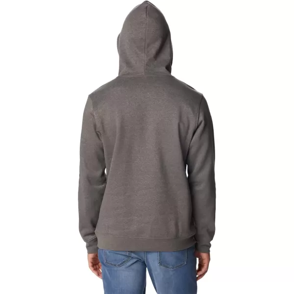 imageColumbia Mens Trek HoodieCharcoal HeatherCsc Sleeve Logo