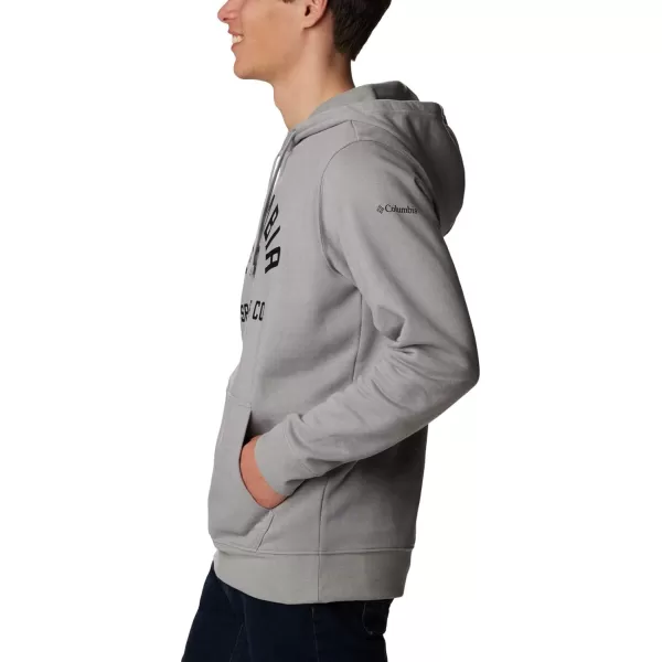 imageColumbia Mens Trek HoodieColm Grey Heather  College Life Graphic