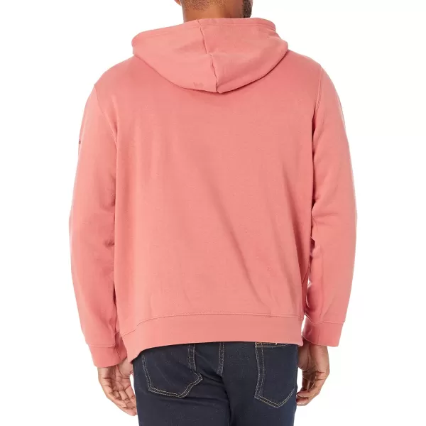 imageColumbia Mens Trek HoodieDark CoralCentered Gem Logo