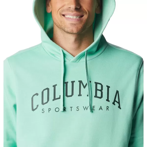 imageColumbia Mens Trek HoodieKelp HeatherCsc Arched Brand Logo