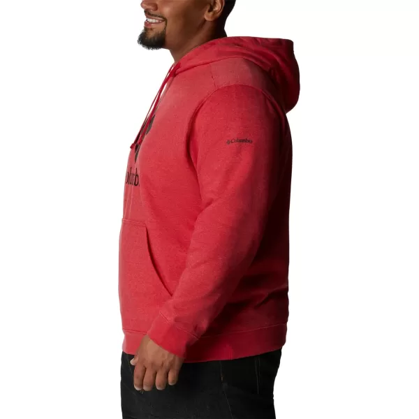 imageColumbia Mens Trek HoodieMountain Red HeatherCsc Stacked Logo