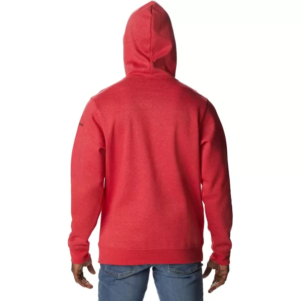 imageColumbia Mens Trek HoodieMountain Red HeatherCsc Stacked Logo