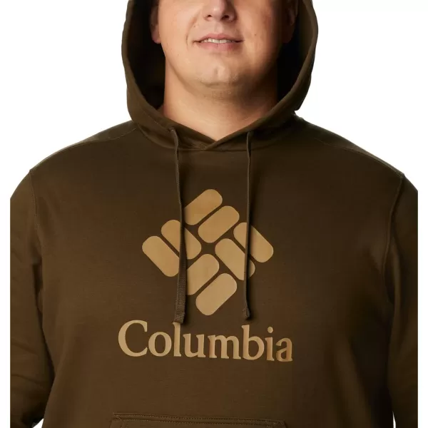 imageColumbia Mens Trek HoodieOlive GreenCsc Stacked Graphic