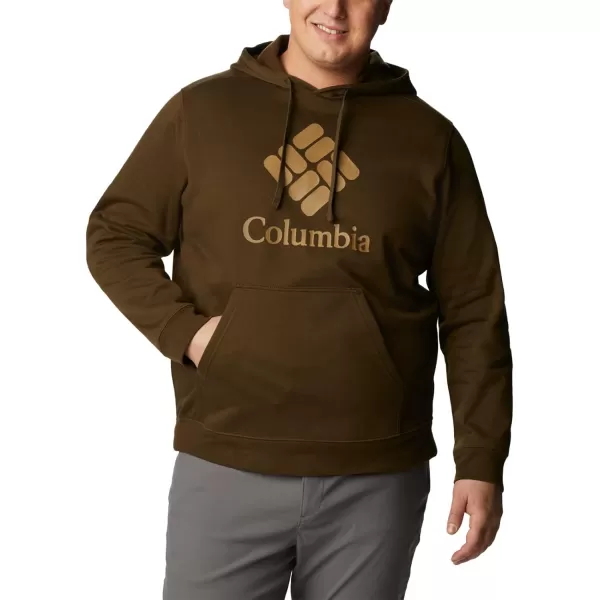 imageColumbia Mens Trek HoodieOlive GreenCsc Stacked Graphic