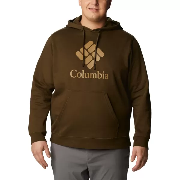 imageColumbia Mens Trek HoodieOlive GreenCsc Stacked Graphic