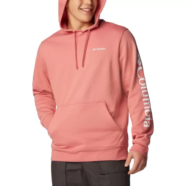 imageColumbia Mens Trek HoodiePink AgaveCsc Sleeve Logo