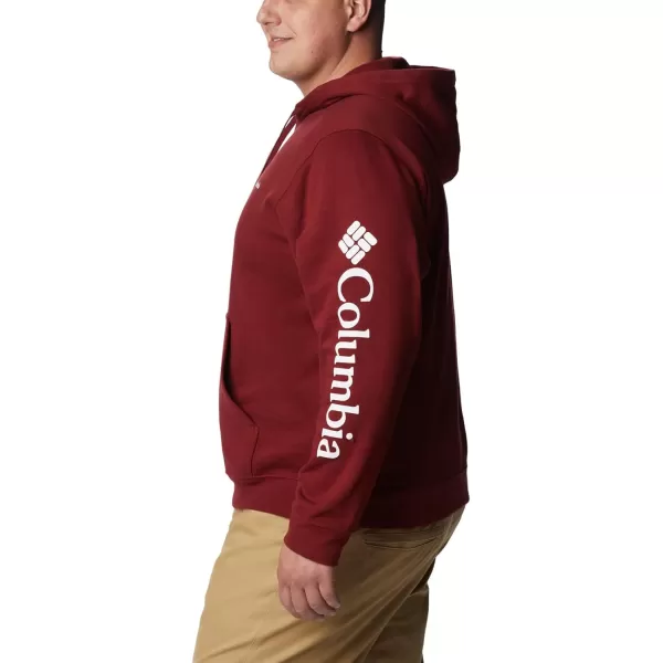imageColumbia Mens Trek HoodieRed JasperCsc Sleeve Logo